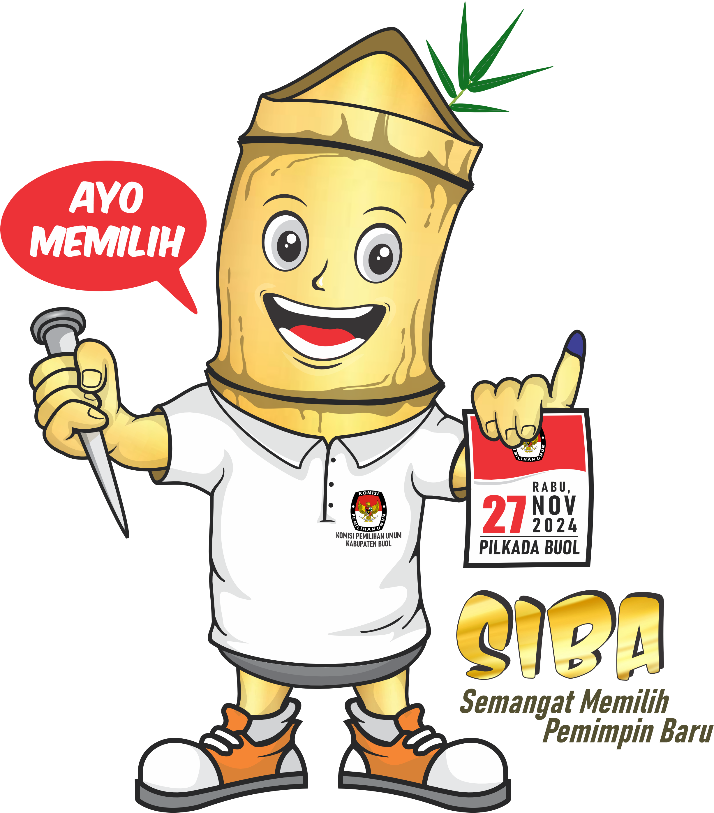 Maskot Pilkada Tahun 2024_SIBA